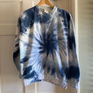 Gorgeous Red Dress Boutique tie-dye sweatshirt